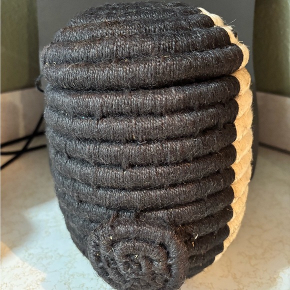 H&M Home Penguin Storage Basket w/Lid Braided Jute Animal Organization Kids - Picture 9 of 10